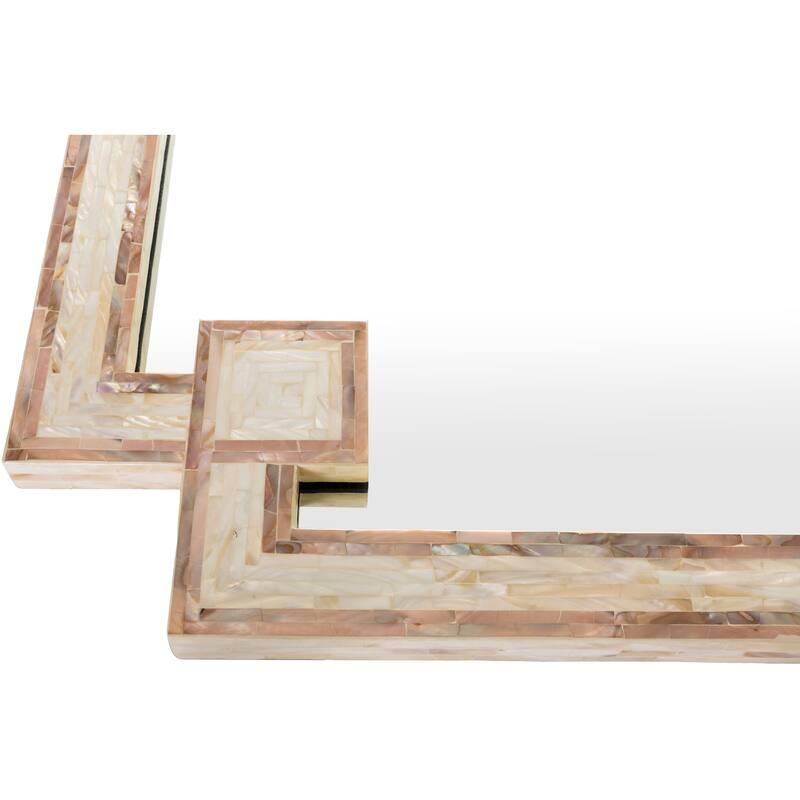 Peyton Mother of Pearl Inlaid Medium Size Wall Mirror - 28" x 37.8"