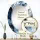 preview thumbnail 14 of 12, Designart "Blue Grey Ethereal Elixir I" Abstract Modern Wall Mirror