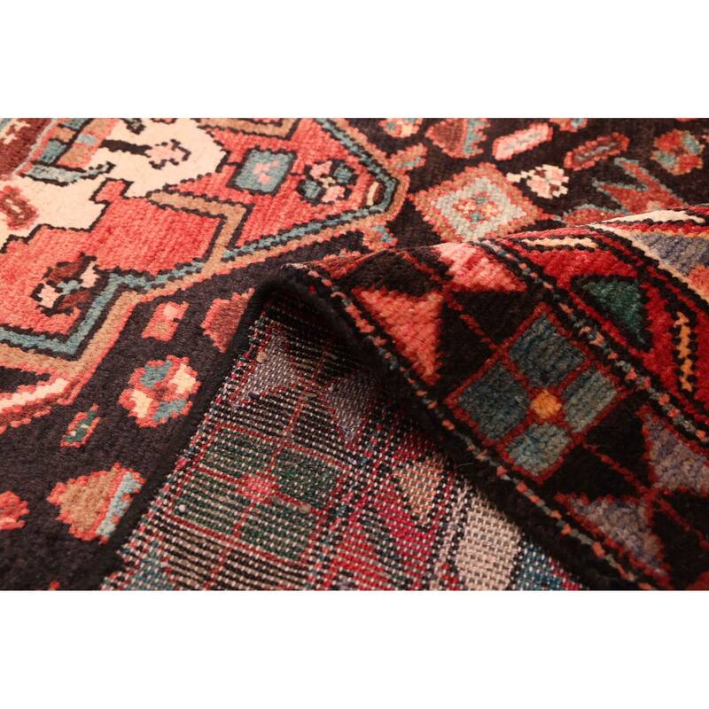 ECARPETGALLERY Hand-knotted Anadol Black Wool Rug - 4'5 x 7'5