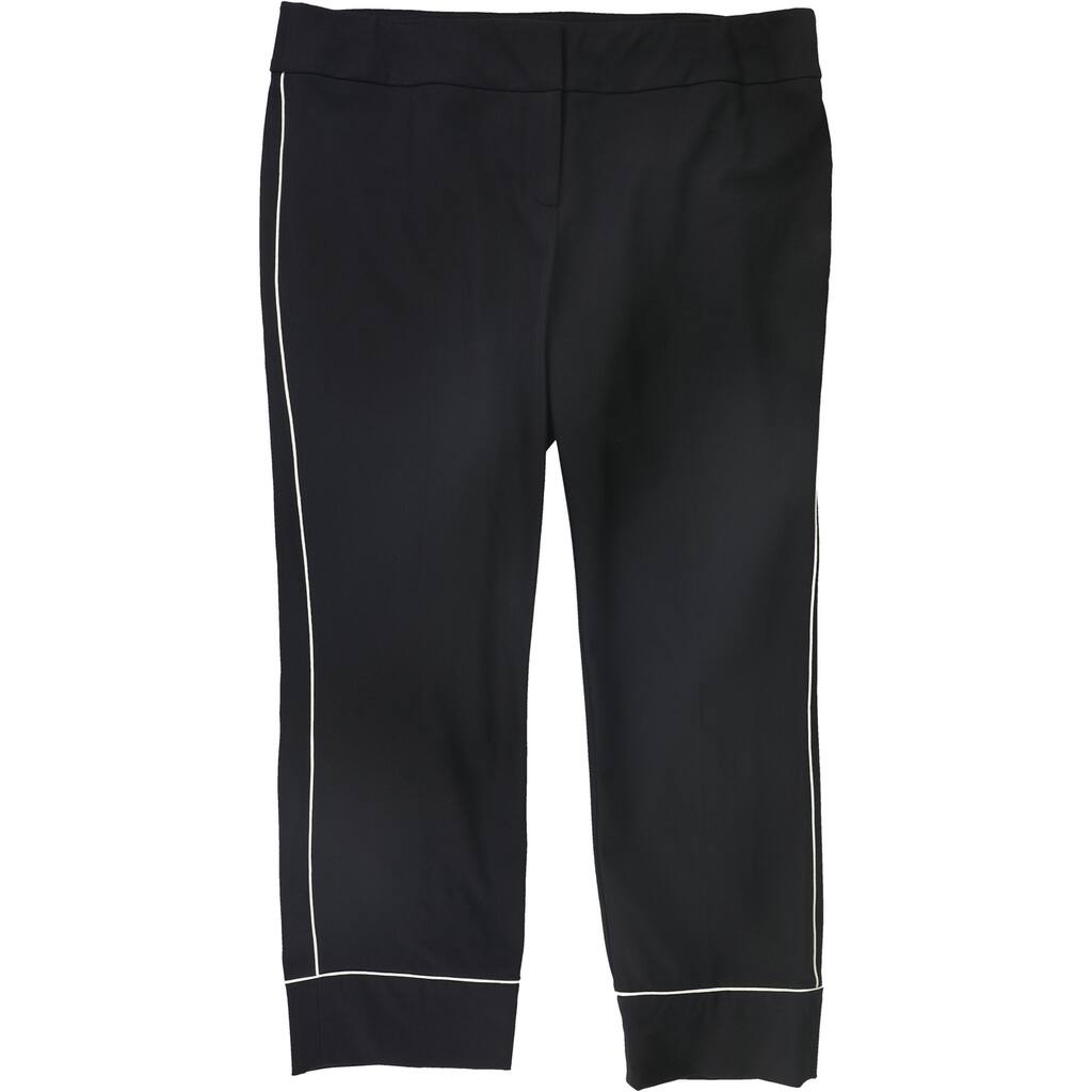 Alfani Womens Piped Casual Trouser Pants