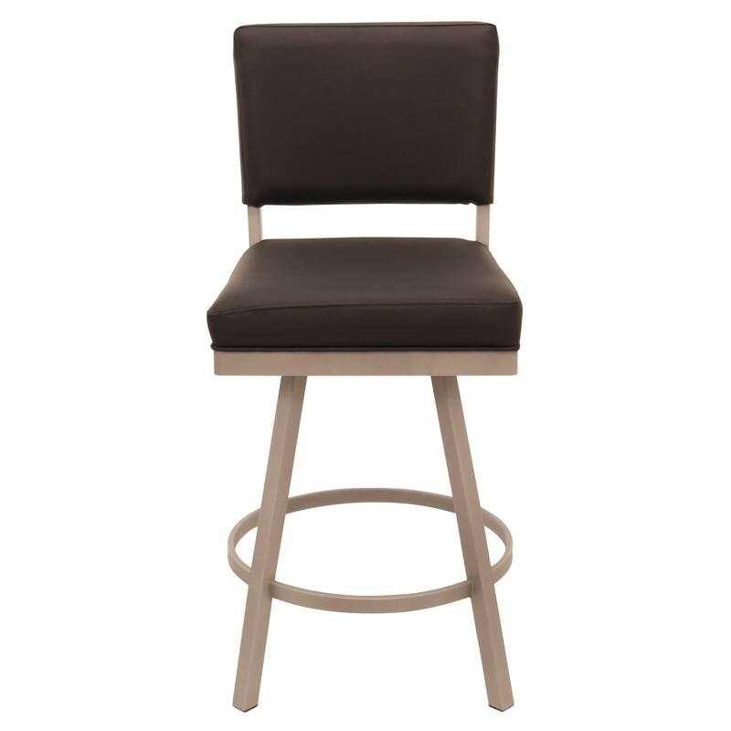 Tempo Furniture Emerson Swivel 26" Counterstool w/ Fully Welded Metal Frame (Commercial Grade) by Furnish Theory (Var. Colors)