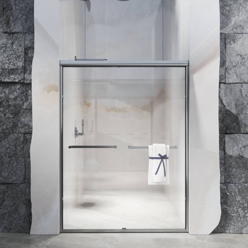 TOOLKISS Double-Sliding Prefab Shower Door