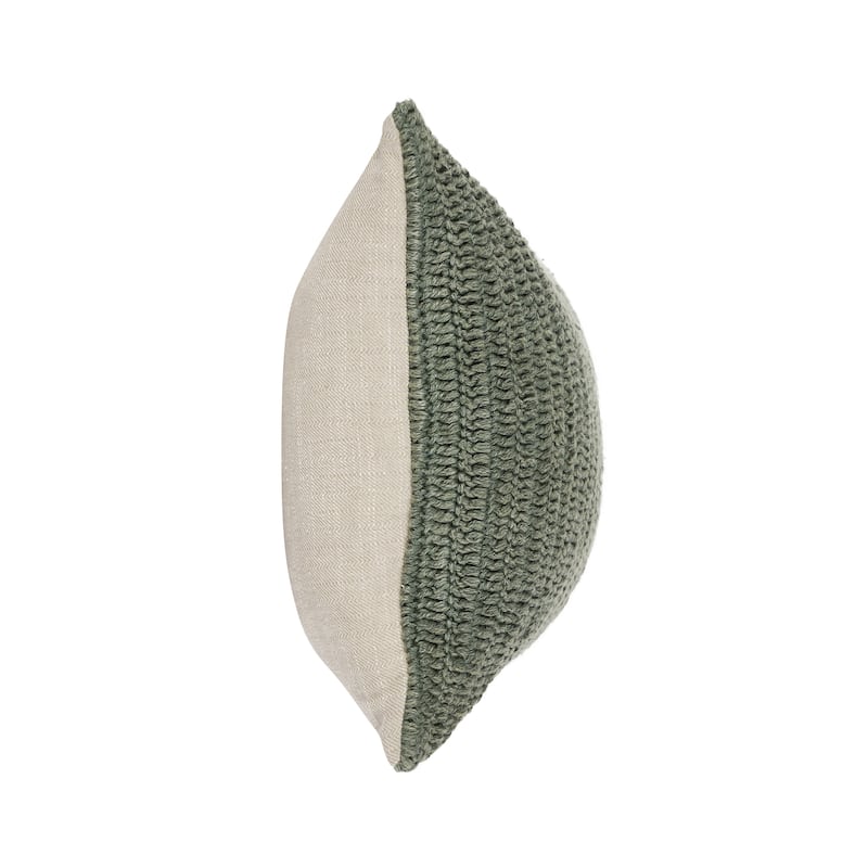 Villa by Classic Home Nakeya Knitted 14 x 26 Throw Pillow