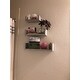 Danya B. Laminated Silver Grey Floating 'U' Shelves (Set of 3)