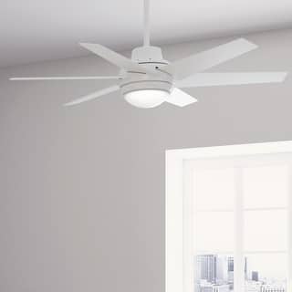 Hunter 52" Sotto Ceiling Fan with Integrated LED Light and Handheld Remote