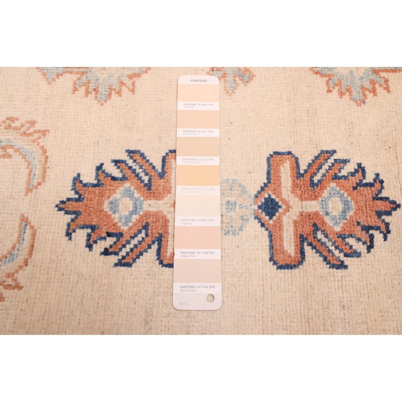 ECARPETGALLERY Hand-knotted Finest Ghazni Ivory Wool Rug - 8'4 x 10'5