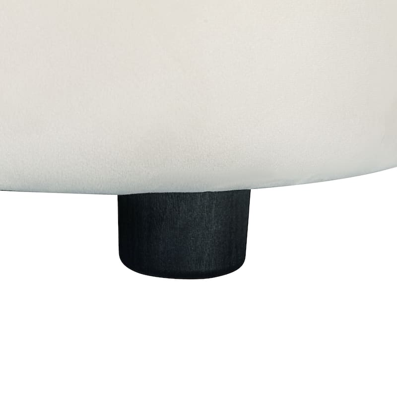 Roomfitters 87" Curved Contemporary Sofa, Plush Upholstery & Streamlined Design, Durable Frame for Living Room