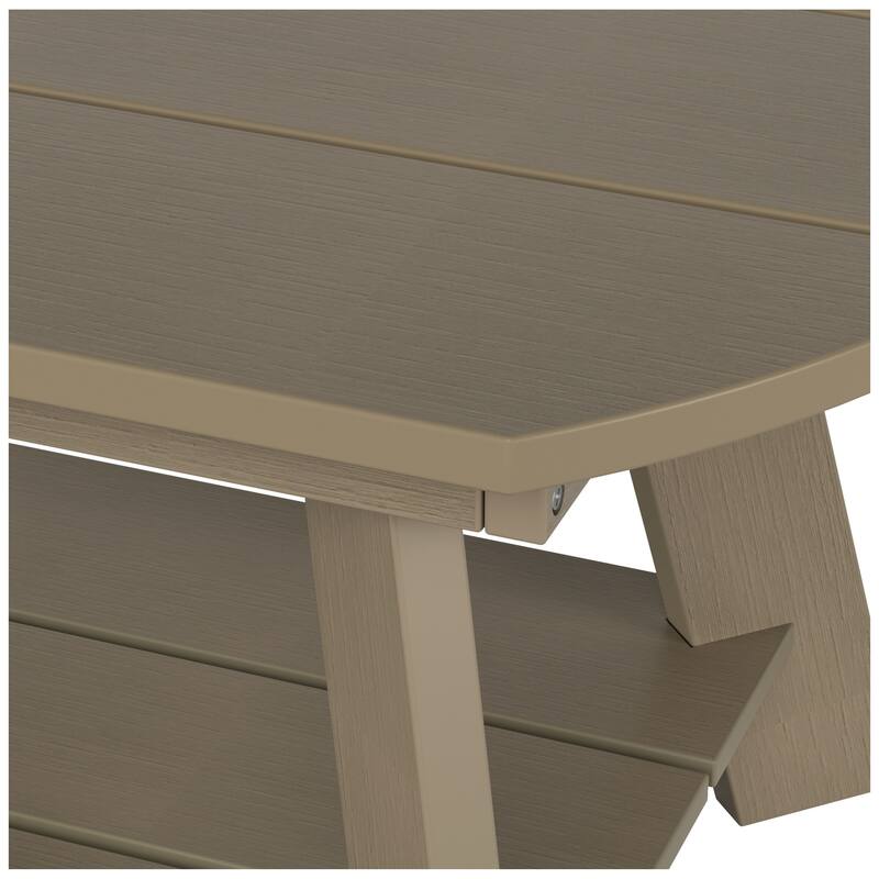 Vineyard HIPS Outdoor Eco-Friendly All Weather Adirondack Coffee Table