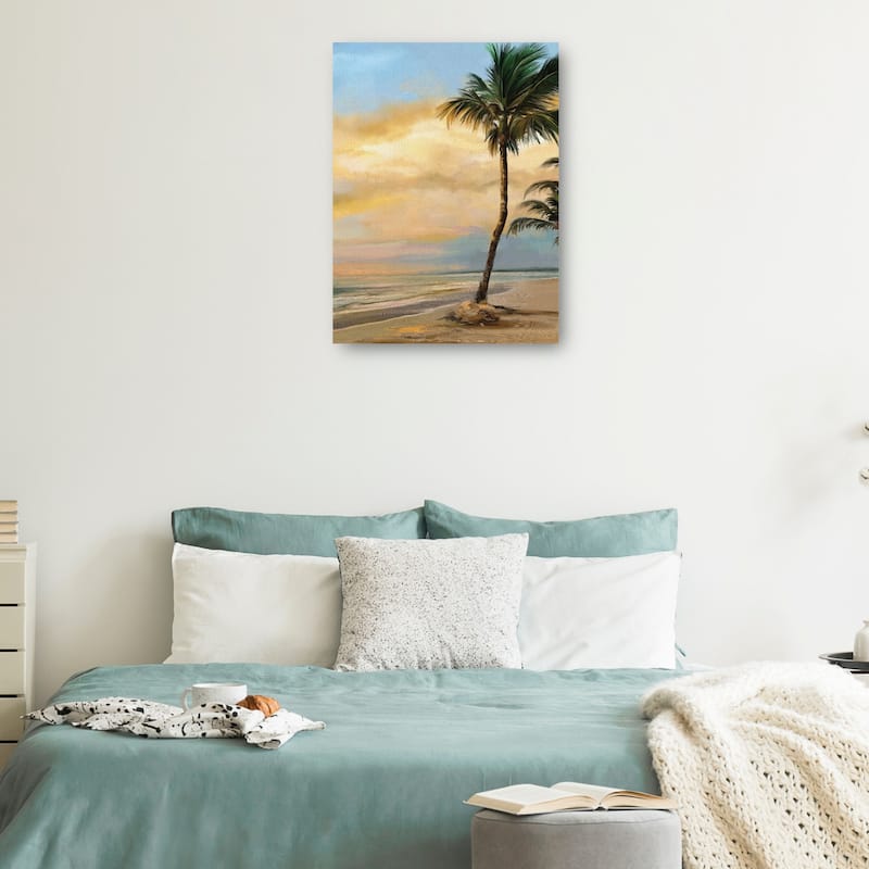 Tropical Dawn Crop By Studio Arts Canvas Art Print