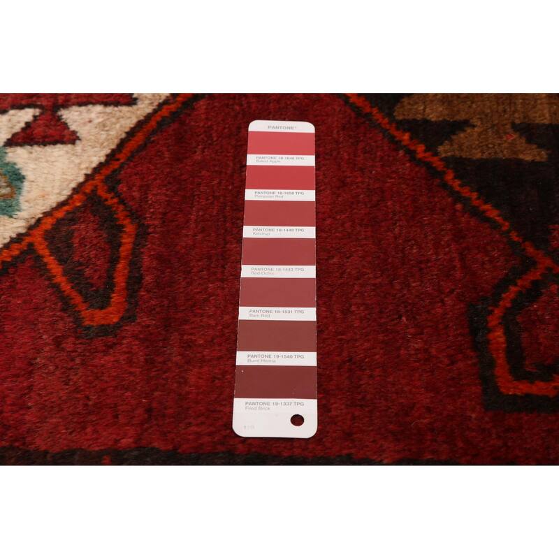 ECARPETGALLERY Hand-knotted Konya Anatolian Red Wool Rug - 3'7 x 12'11