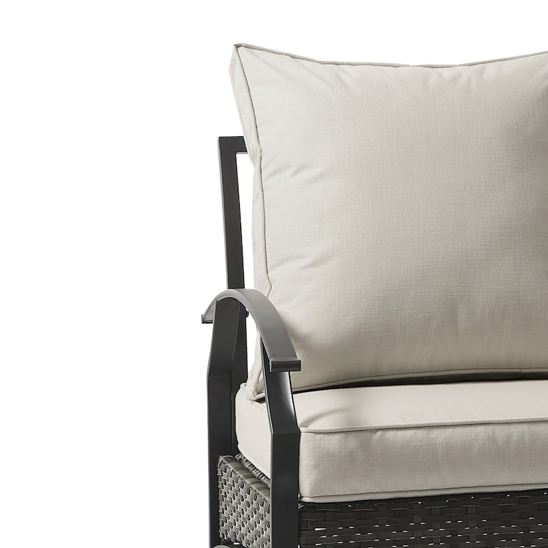 Outdoor Patio 50" W Loveseat/ 73" W Sofa with Cushions