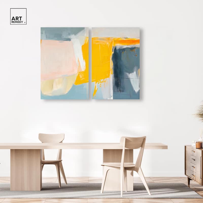 Skyward Radiance II Canvas Set of 2 by Art Remedy, Gallery Wrapped