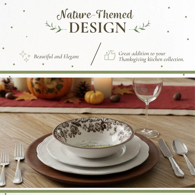 Spode Woodland Ascot Cereal Bowl