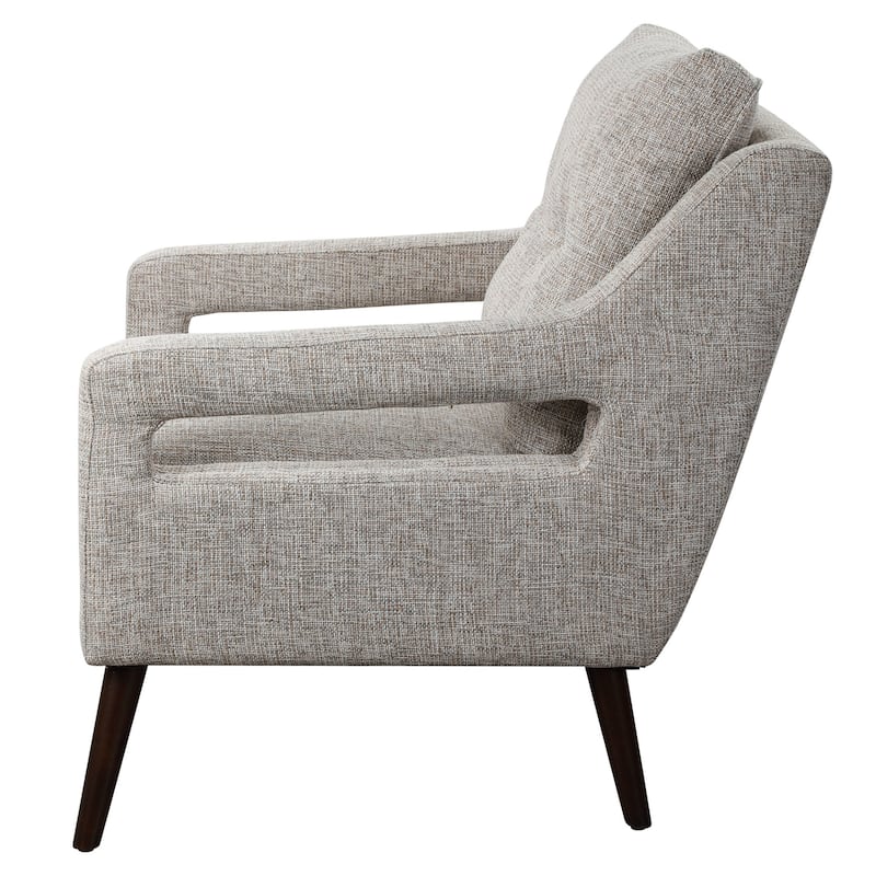 Uttermost 23570 O'Brien 29" Wide Wood Framed Linen Wingback Chair