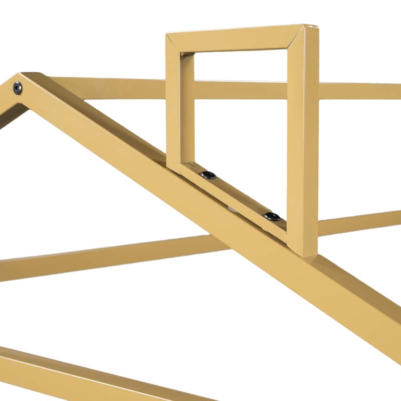 Metal Platform Bed, Queen