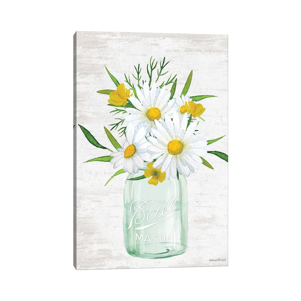 iCanvas "Floral Bouquet III" by lettered & lined Canvas Print