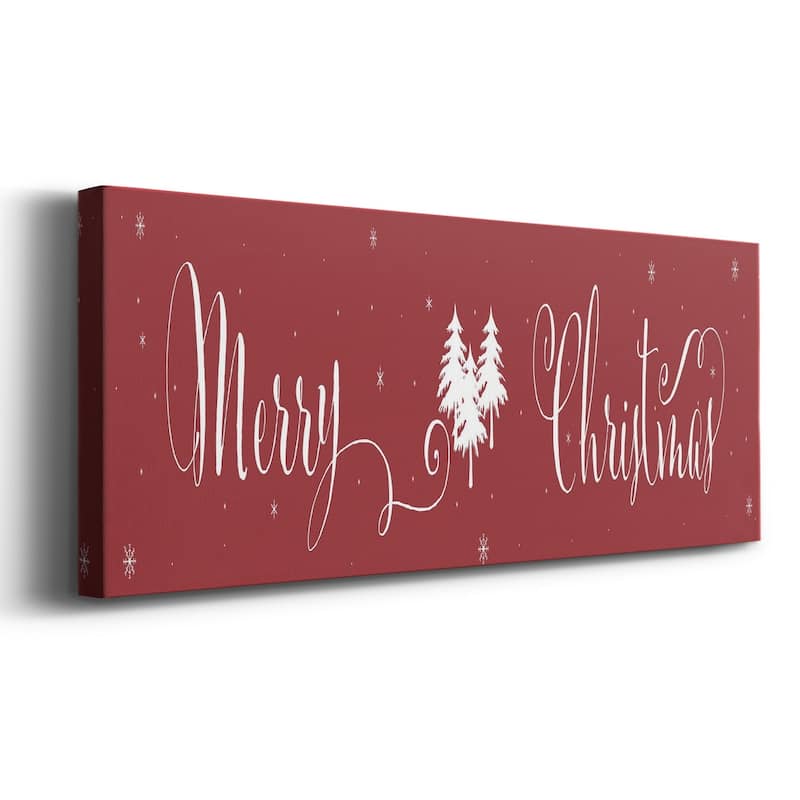 Merry Christmas Premium Gallery Wrapped Canvas - Ready to Hang
