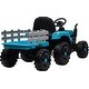 preview thumbnail 9 of 16, Kids Ride on Tractor with Trailer & Parent Remote Control, Dual Motors,3-Speed Adjustable,USB,MP3,LED Light, Safety Belt