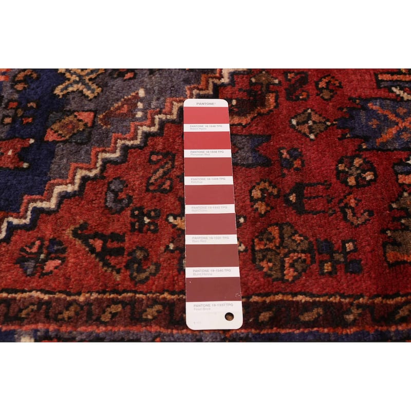 ECARPETGALLERY Hand-knotted Andelz Red Wool Rug - 4'6 x 7'7