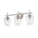 preview thumbnail 11 of 17, Millennium Lighting Ashford Metal Bathroom 3 Light Vanity Fixture in Multiple Finishes