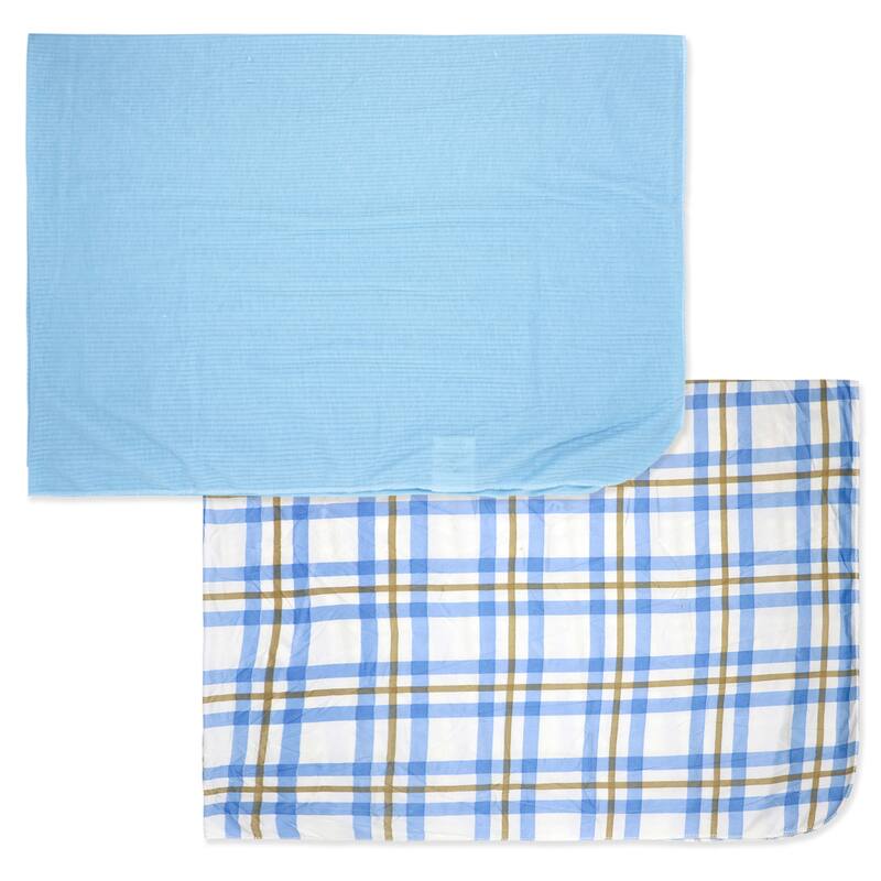 Baby Boys and Baby Girls 2 Piece Knit Swaddle Blankets
