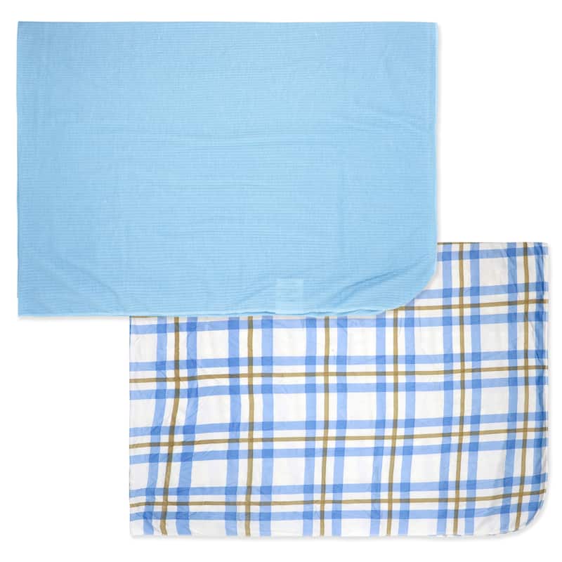 Baby Boys and Baby Girls Long Plush 3 Piece Baby Blanket Gift Set