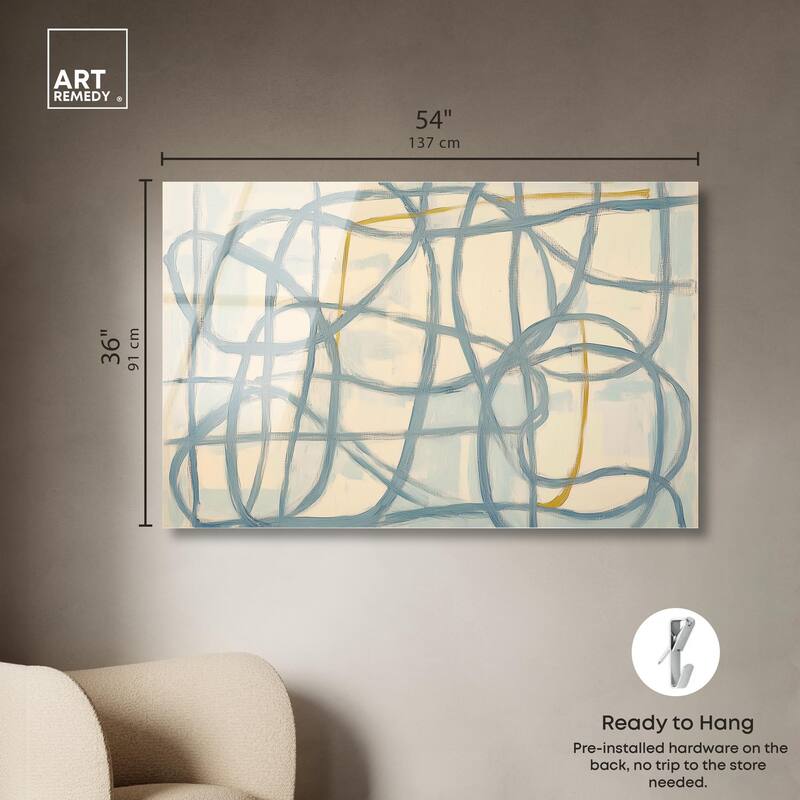 Unbroken Line II Acrylic by Art Remedy, Ready to Hang
