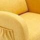 preview thumbnail 14 of 13, Modern Glider Chair, Recliner Armchair with Wood Legs and Side Pocket, Nursery Rocking Accent Chair with High Back