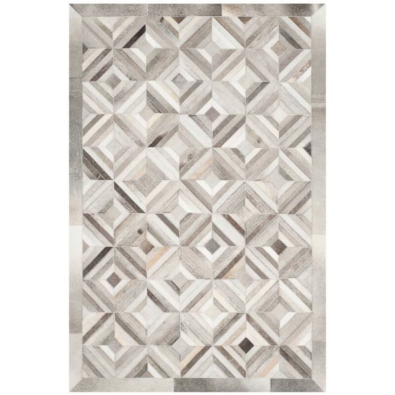 SAFAVIEH Handmade Studio Leather Rhiannon Modern Leather Rug