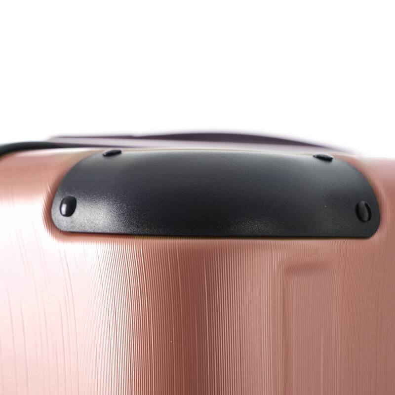 24" Expansion Luggage, Hardside Suitcase with Double Wheels, Lightweight ABS Hard Shell Checked Luggage, for Travel & Business