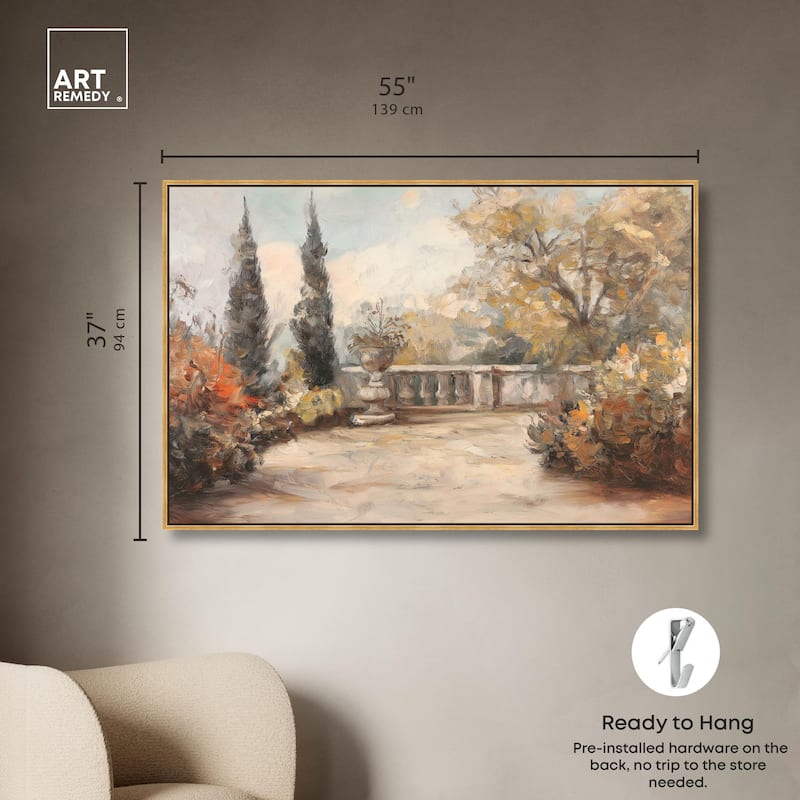 Autumnal Arbor Canvas by Art Remedy