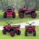 preview thumbnail 8 of 24, Qaba 12V Kids ATV, 4 Wheeler Quad, 3.7Mph Battery Powered Ride on Car with 4 Suspension Wheels, Storage Basket, LED Lights