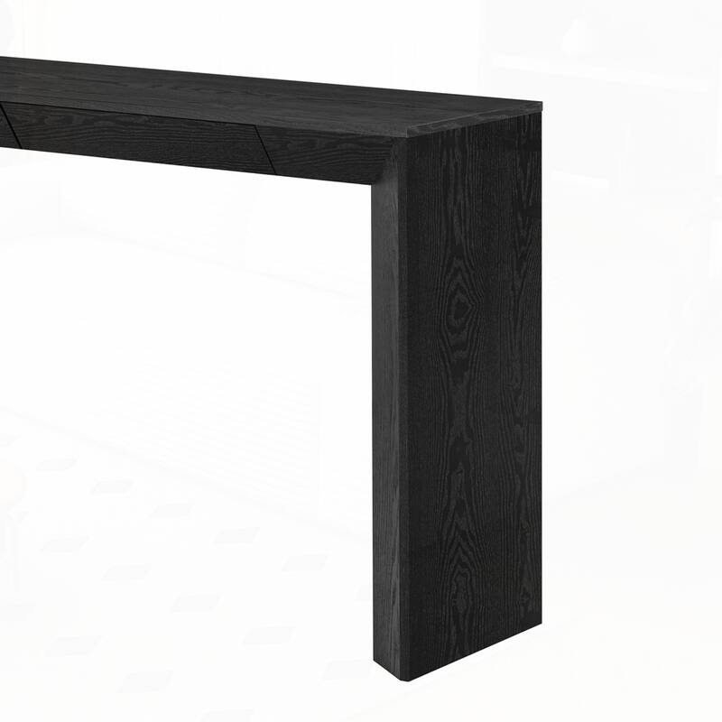 Farmhouse Console Table with 2 Concealed Drawers