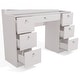 preview thumbnail 28 of 27, Boahaus Venus Modern Vanity, Glass Top, 07 Drawers - N/A