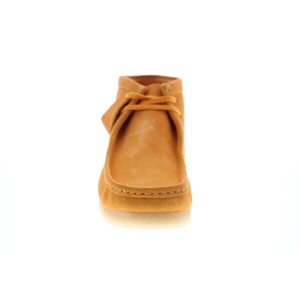 clarks wallabee burnt yellow