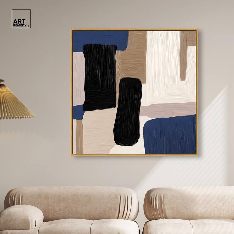 Blue Quietude I Canvas by Art Remedy