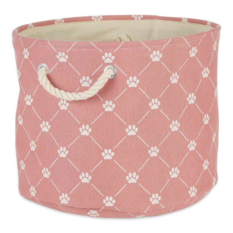 Bone Dry Polyester Pet Bin Trellis Paw