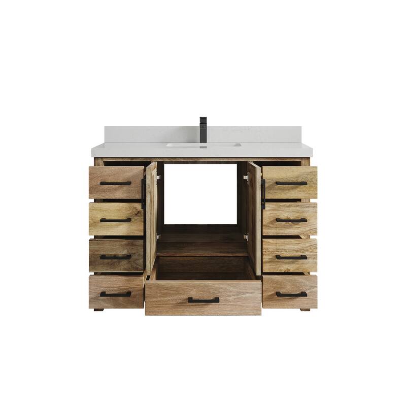 Willow Collections 48 in. W x 22 in. D Malibu Mango Single Sink Bathroom Vanity with Countertop