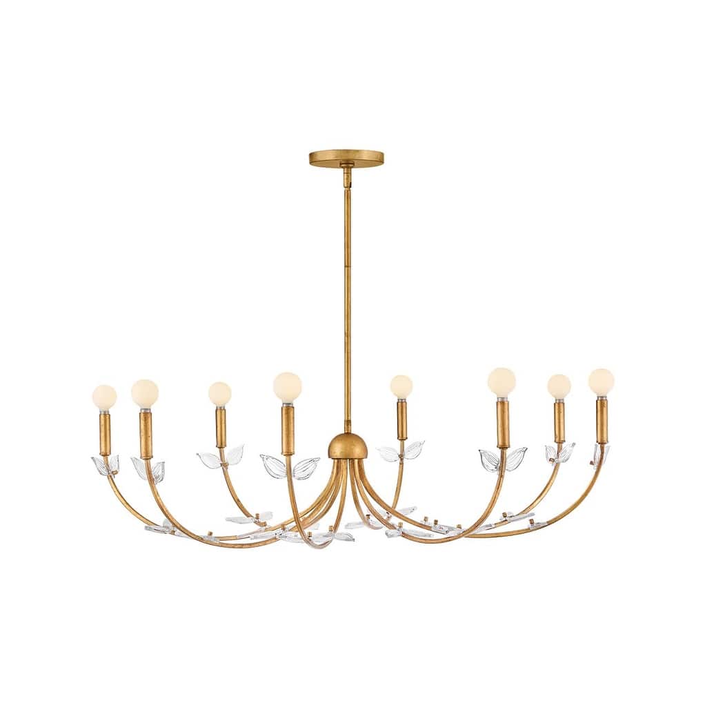 Hinkley Lighting 48288 Aliso 8 Light 42" Wide Crystal Candle Style