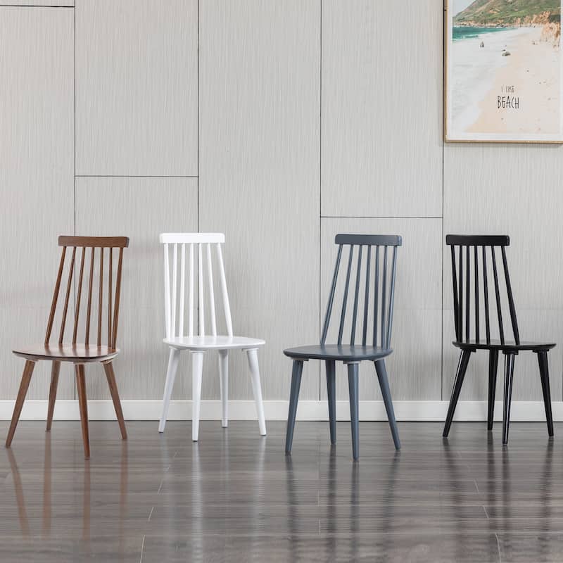 Burris 17"Wide Spindle Wood Dining Chairs
