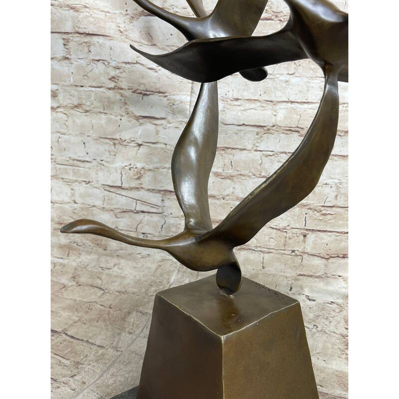 Flying Birds By Anthony De Francisci American Art Museum Bronze Sculpture