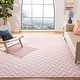preview thumbnail 40 of 112, SAFAVIEH Handmade Flatweave Dhurries Sandie Modern Wool Rug 10' x 14' - Pink/Ivory
