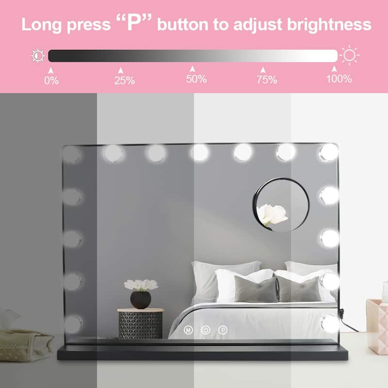 Depuley Vanity Mirror with Lights Hollywood Makeup Mirror Smart Touch