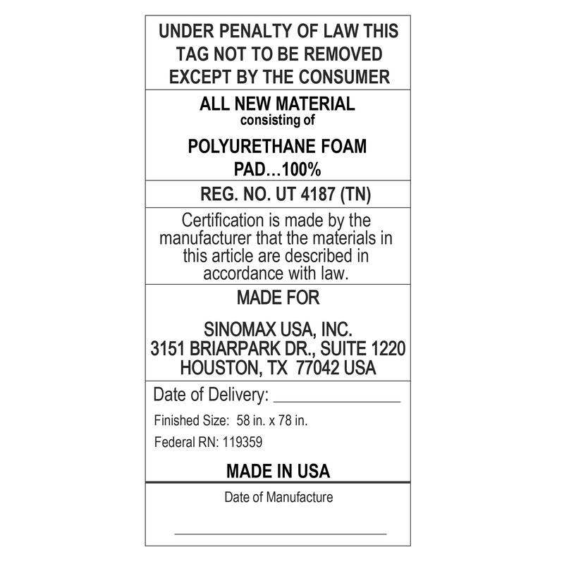 Dream Serenity Cool Point GraphiteInfused Memory Foam Mattress Topper