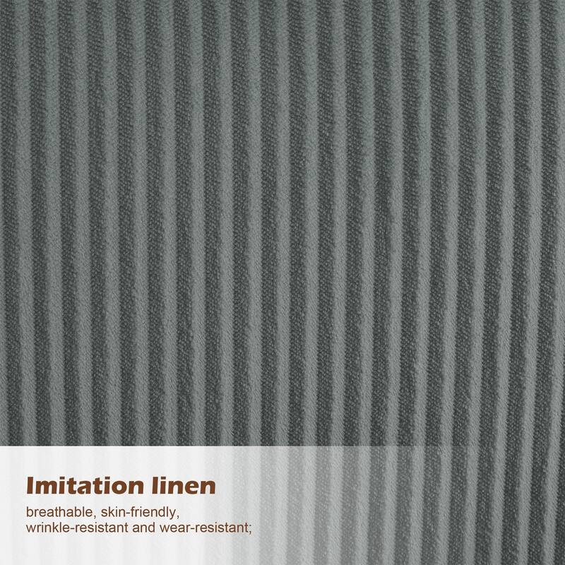 2 Set Upholstered Lounge Arm Chair with Pillow - Set of 2