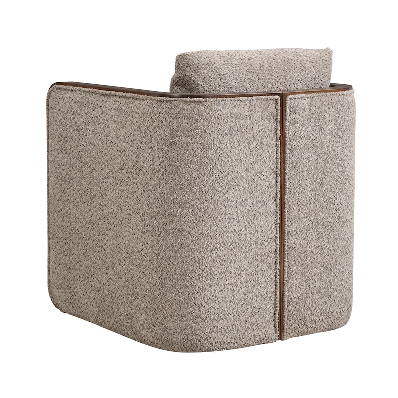 Christopher Knight Home Kest Rubberwood Fabric Dining Chair with Oversized Upholstered Comfort