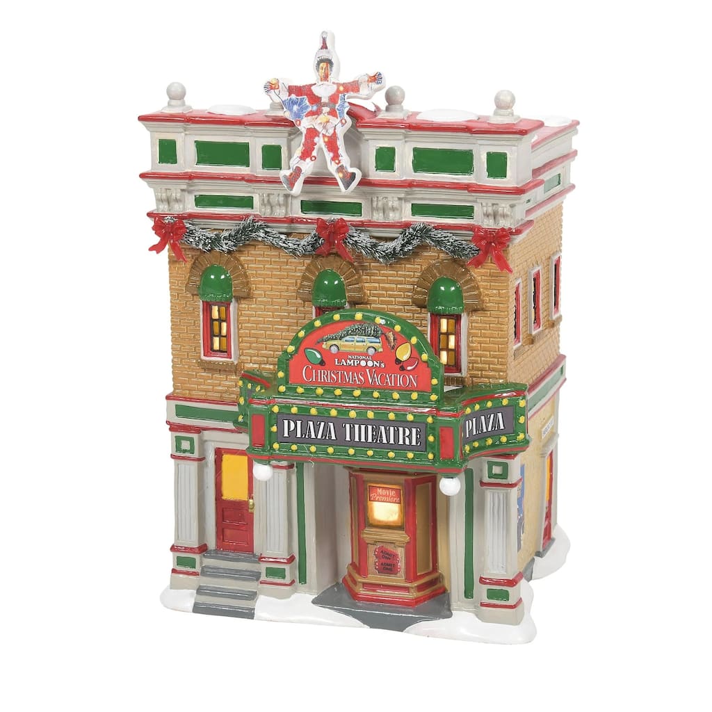 Dept 56 Christmas Vacation Premiere At The Plaza Lighted Christmas Building