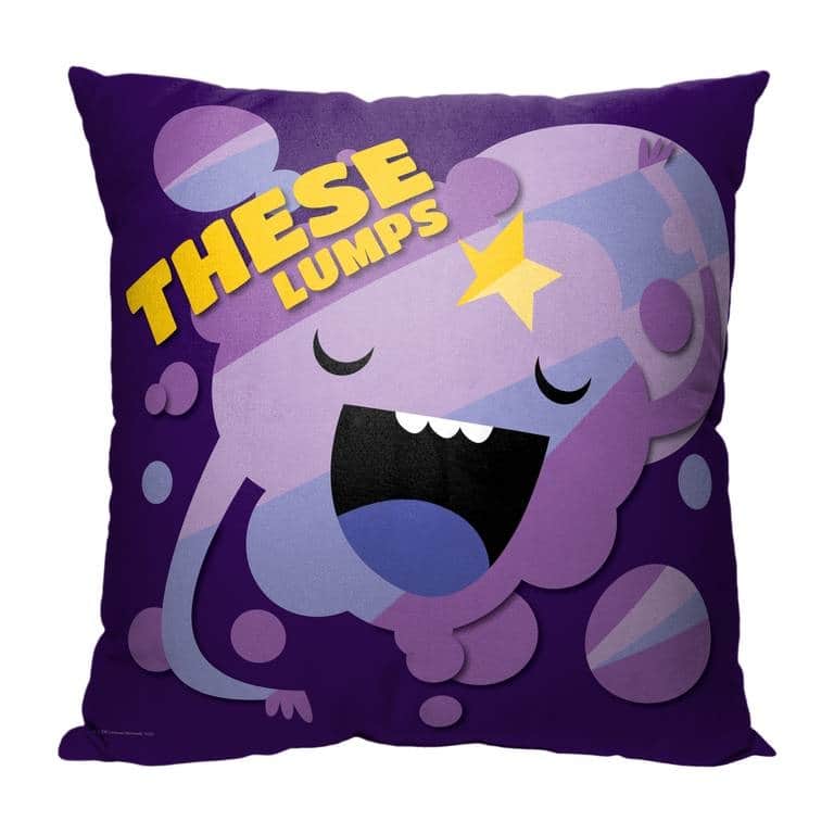 Warner Brothers Adventure Time These Lumps 18 Inch Throw Pillow