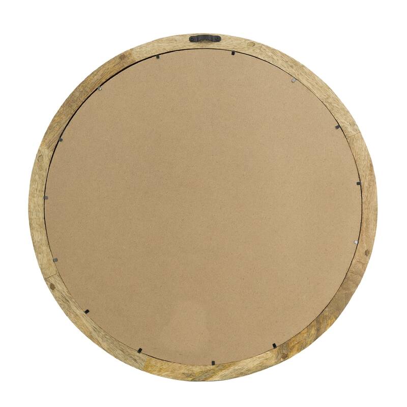 Round wall mirror for living room