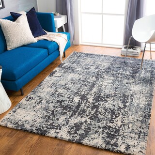 Janice Handmade Modern Abstract Area Rug